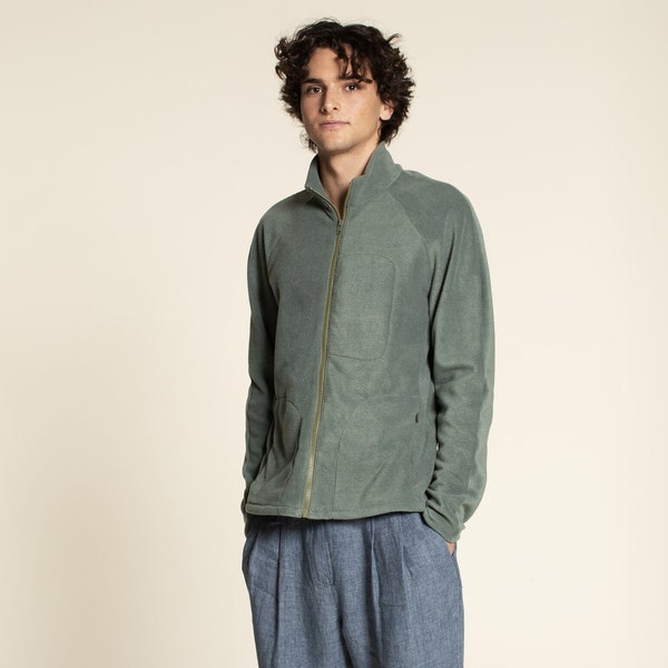 Men's Fleece Jacket Sewing Pattern: Hoodie, Sizes 2XS-4XL (PDF Pattern)