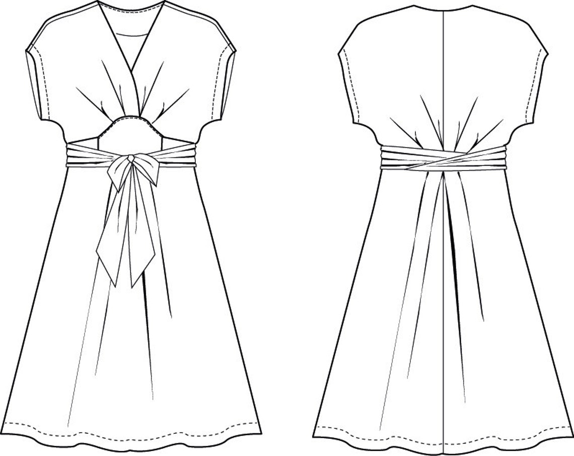 Women's Pdf Dress Patterns Womens PDF Clothing Pattern | Etsy