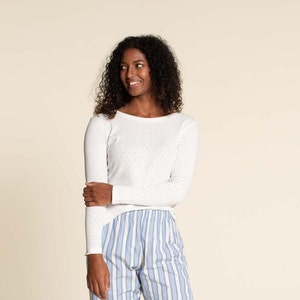 Schnittmuster Damen T-Shirt Schnittmuster: Anfängerfreundlich (PDF-Schnittmuster)