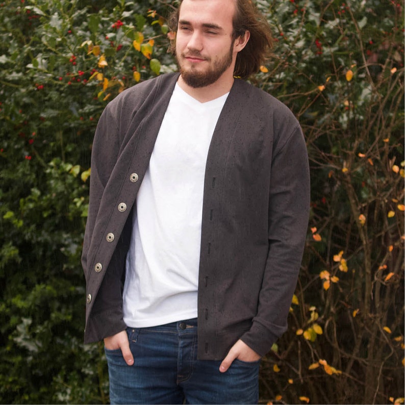 Cardigan Sewing Pattern Mens Sizes 2XS/XS /S/M/L/XL/2XL Etsy