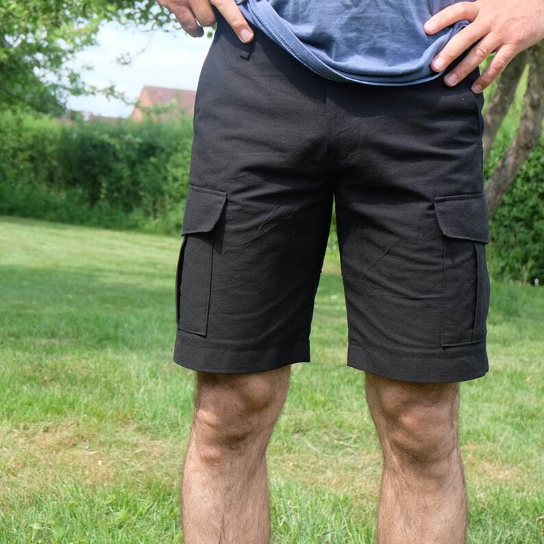 Cargo Shorts Sewing Pattern Men's Clothing Pattern Pdf Etsy
