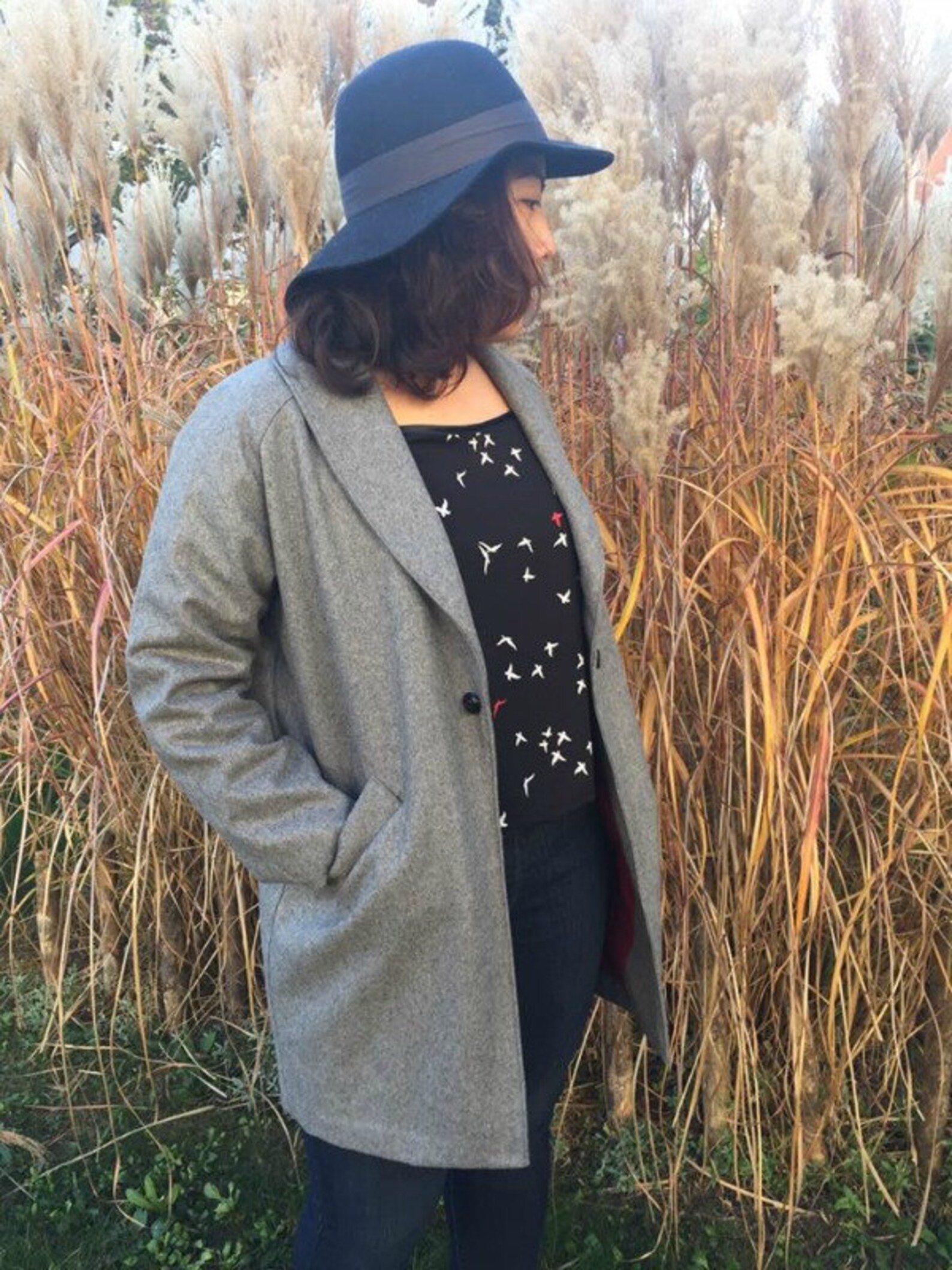 Winter Coat Sewing Pattern / Cocoon Coat PDF Sewing Pattern / Etsy