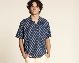 Men's Woven Bowling Shirt Sewing Pattern (PDF Pattern)