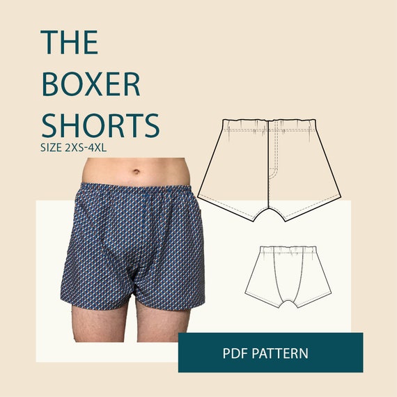 boxer briefs for men sewing pattern pdf Etsy
