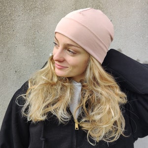 Beanie hat PDF sewing pattern and projector file - Easy DIY Sewing project for Beginners- Chemo Beanie pattern