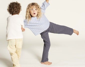 Kids Pajama Pants Sewing Pattern: Easy Children's PJ, Sizes 3-12 (PDF)