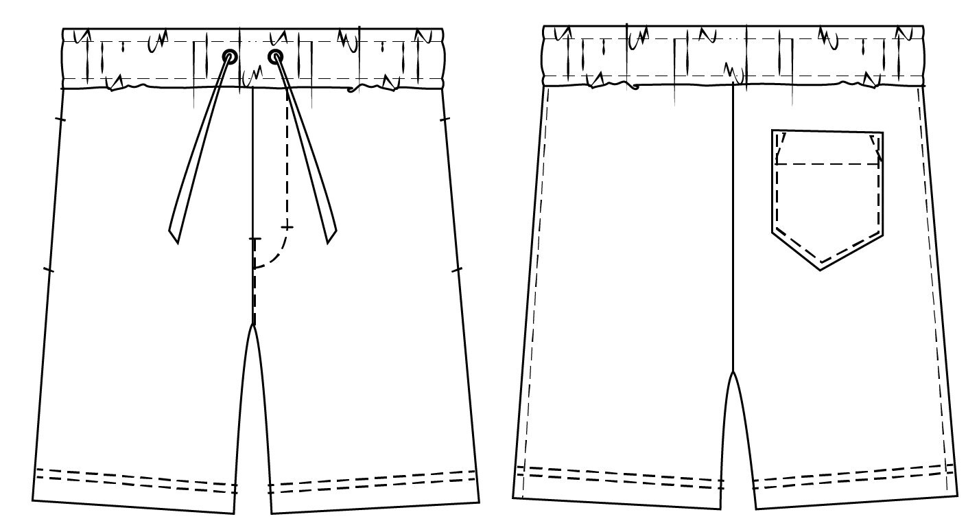 Men's shorts sewing pattern PDF Sizes 2XS/XS | Etsy