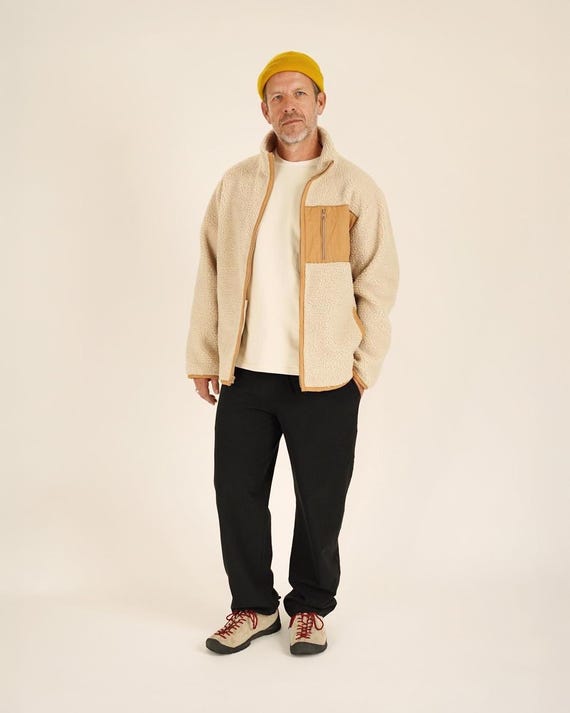Cozy Fleece Jacket Sewing Pattern PDF: Front zipper and side pockets (Sizes 2XS-4XL)