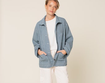 Painter Jacket Sewing Pattern: Oversized Overshirt (PDF Pattern)