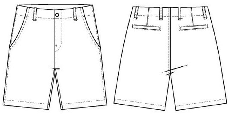 Cargo shorts sewing pattern Men's clothing pattern pdf | Etsy
