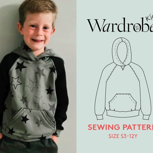 Hoodie Sewing Pattern and Video Tutorial Sizes 2XS4XL. Etsy