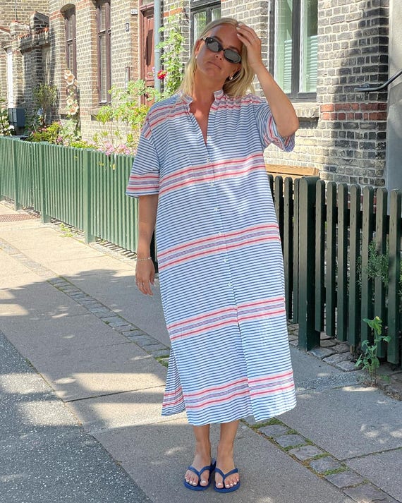 oversized shirt dress sewing pattern Wardrobe by Me Big Shirt and Dress The Fold Line