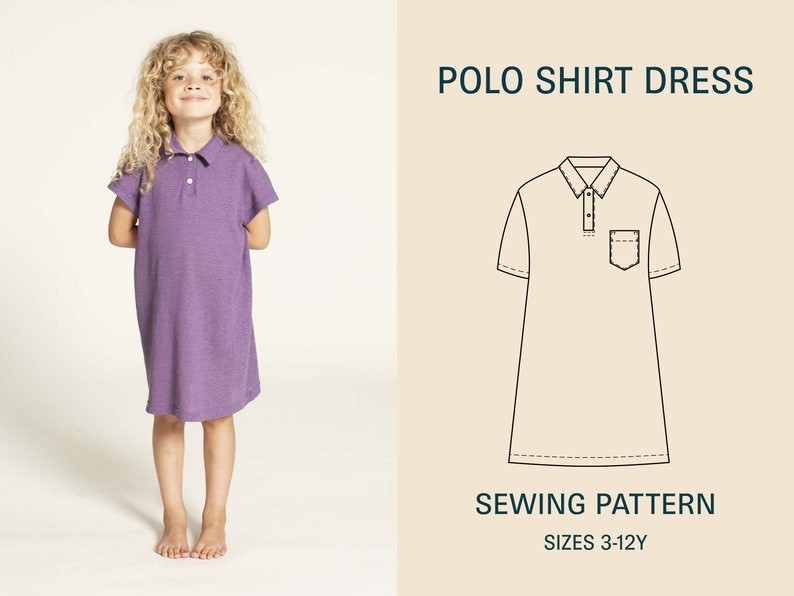 Polo shirt sewing pattern