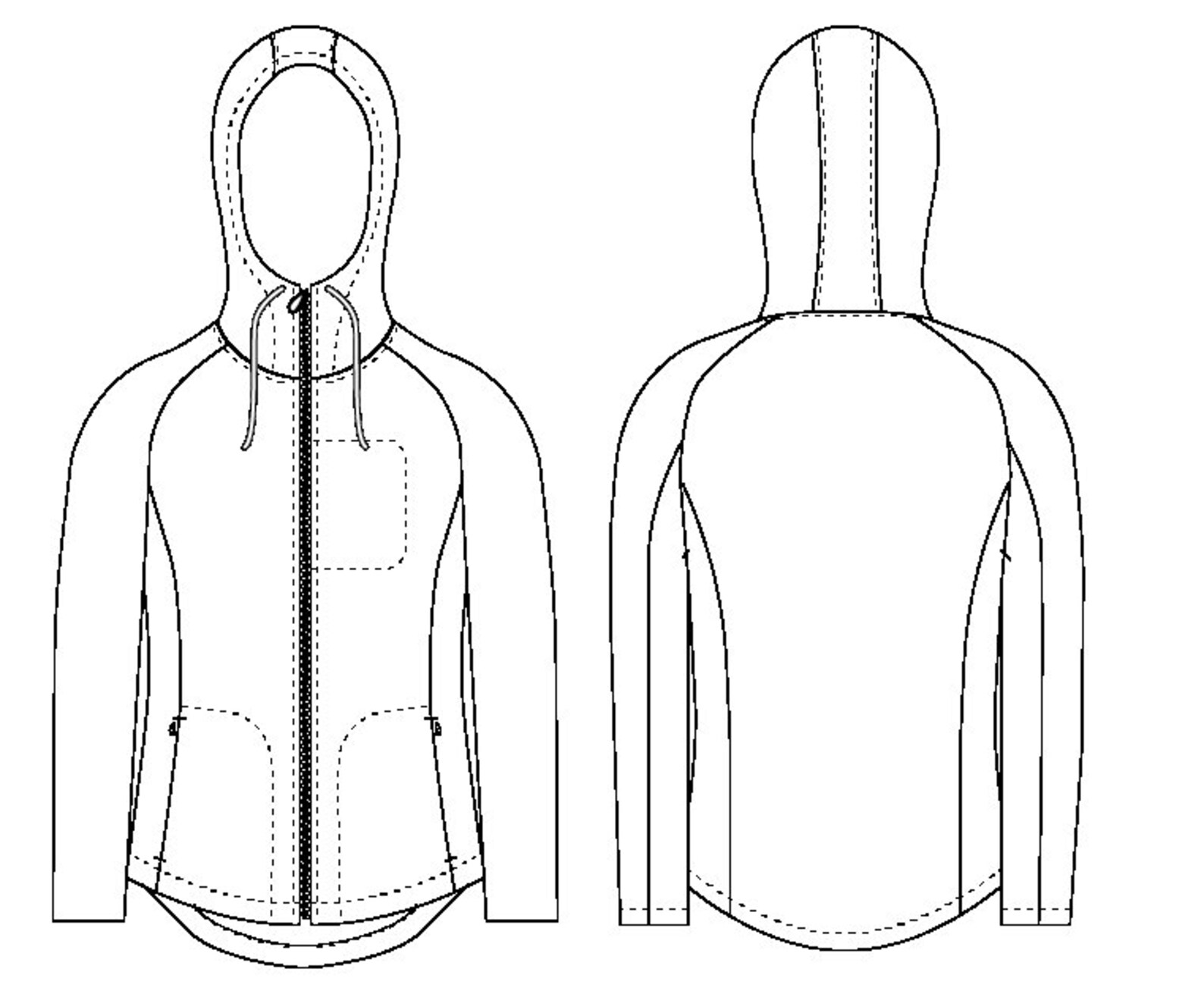 Fleece Sweater Jacket PDF sewing pattern for men fleece Etsy