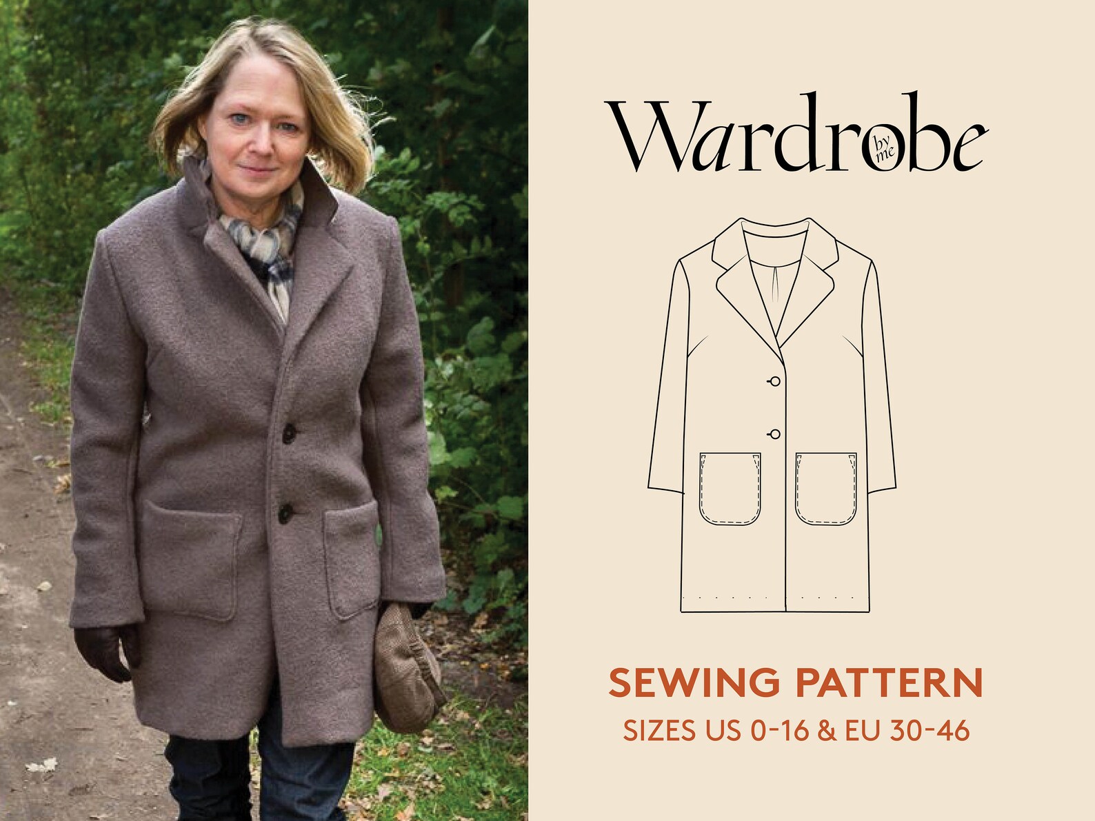 Classic Winter Coat Sewing Pattern / Make Your Own Coat / Etsy