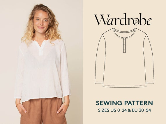 Henley shirt cheap pattern