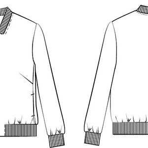 Bomber jacket PDF sewing pattern Womens bomber jacket PDF | Etsy