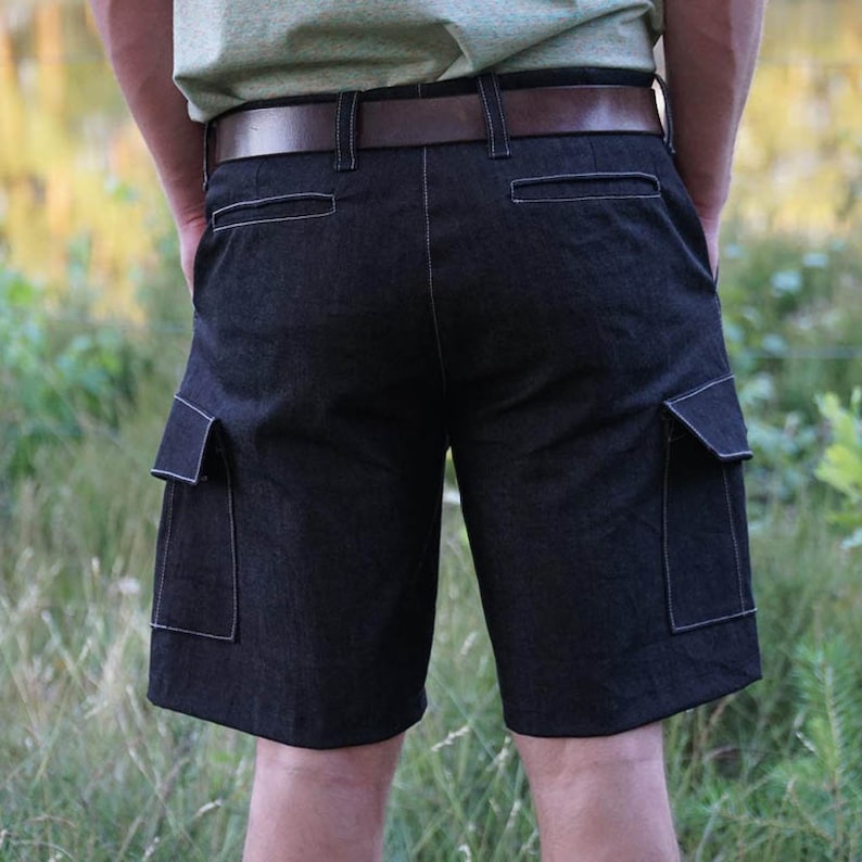 Cargo Shorts Sewing Pattern Men's Clothing Pattern Pdf Etsy