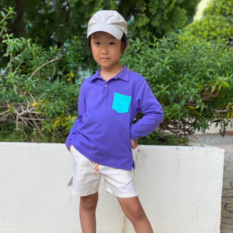 Polo shirt sewing pattern