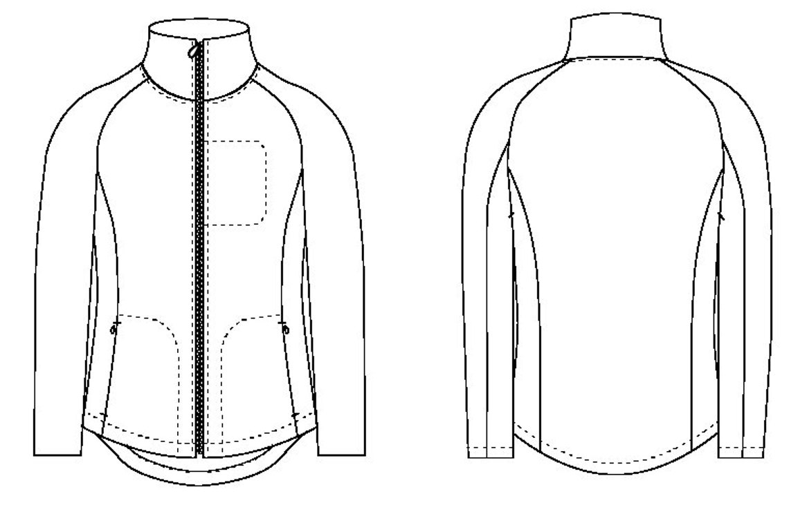 Fleece Sweater Jacket PDF sewing pattern for men fleece Etsy