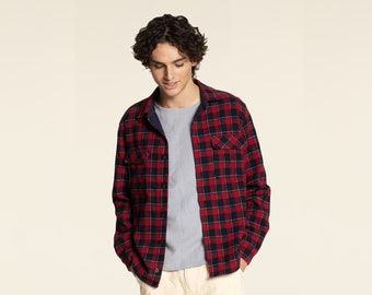 Men's Overshirt Sewing Pattern: Heavy Woven Fabric (Sizes 2XS-4XL) (PDF Pattern)
