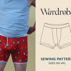 Sewing Pattern for Women's Boxer Briefs Sizes XS to 4XL Sewing Pattern in  PDF -  Norway