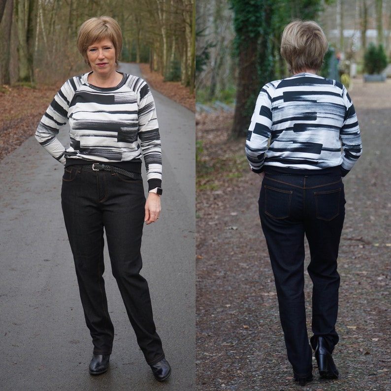 Jeans Sewing Pattern Video Tutorial Size 26 Etsy