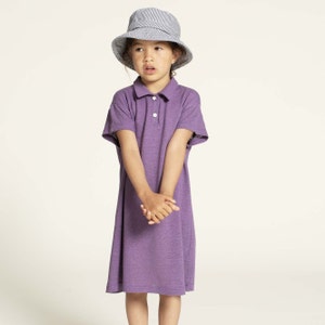 Polo T-Shirt Dress Sewing Pattern: Kids Sizes 3-12 (PDF Pattern)