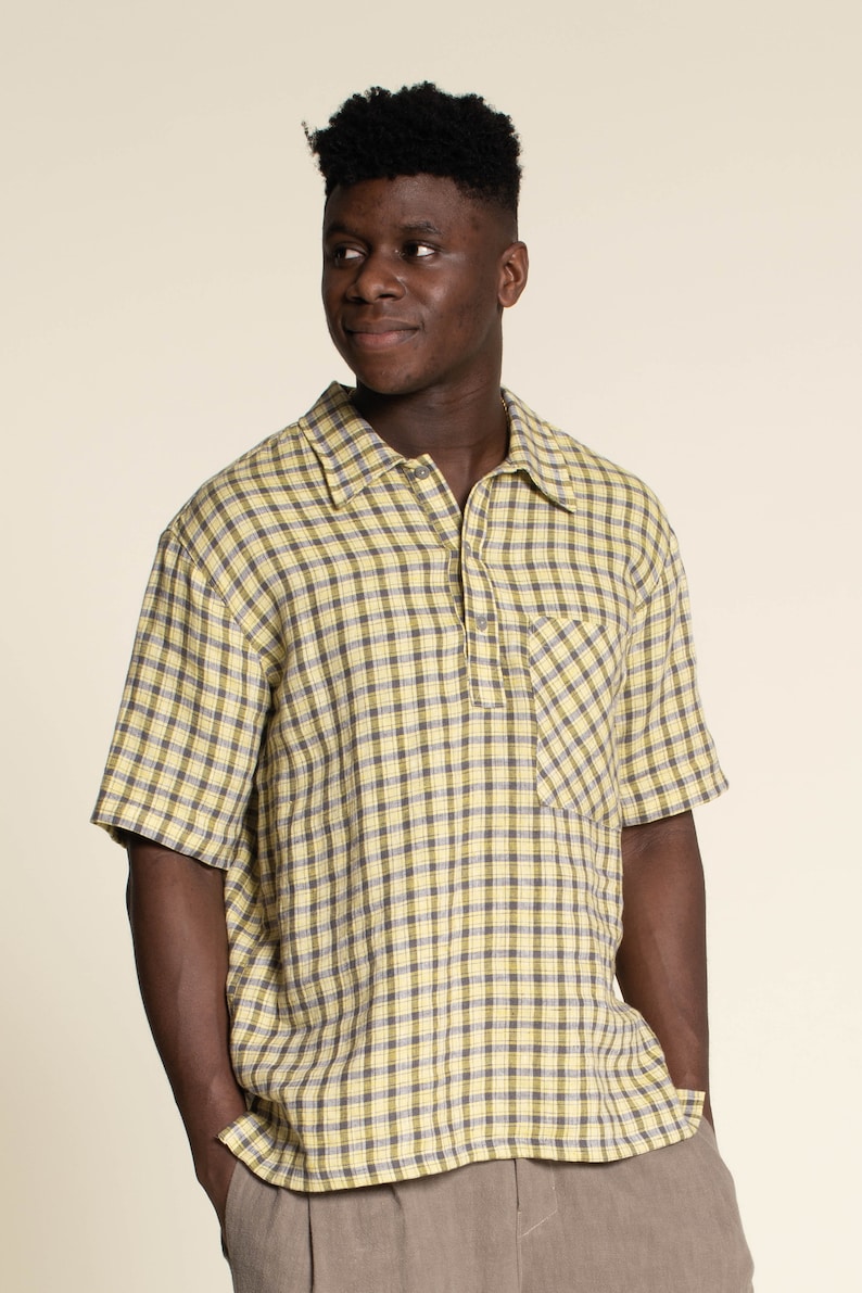 Men's Woven Bowling Shirt Sewing Pattern (PDF Pattern) - Etsy Australia