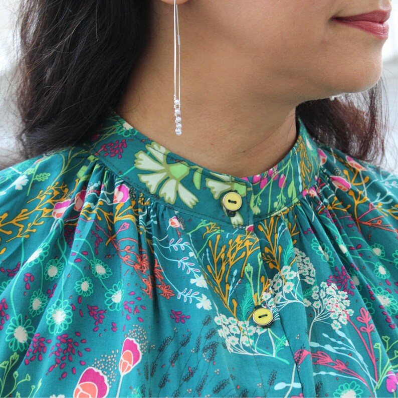 Shirt Sewing Pattern Buttonup Shirt Sewing Pattern Blouse Etsy