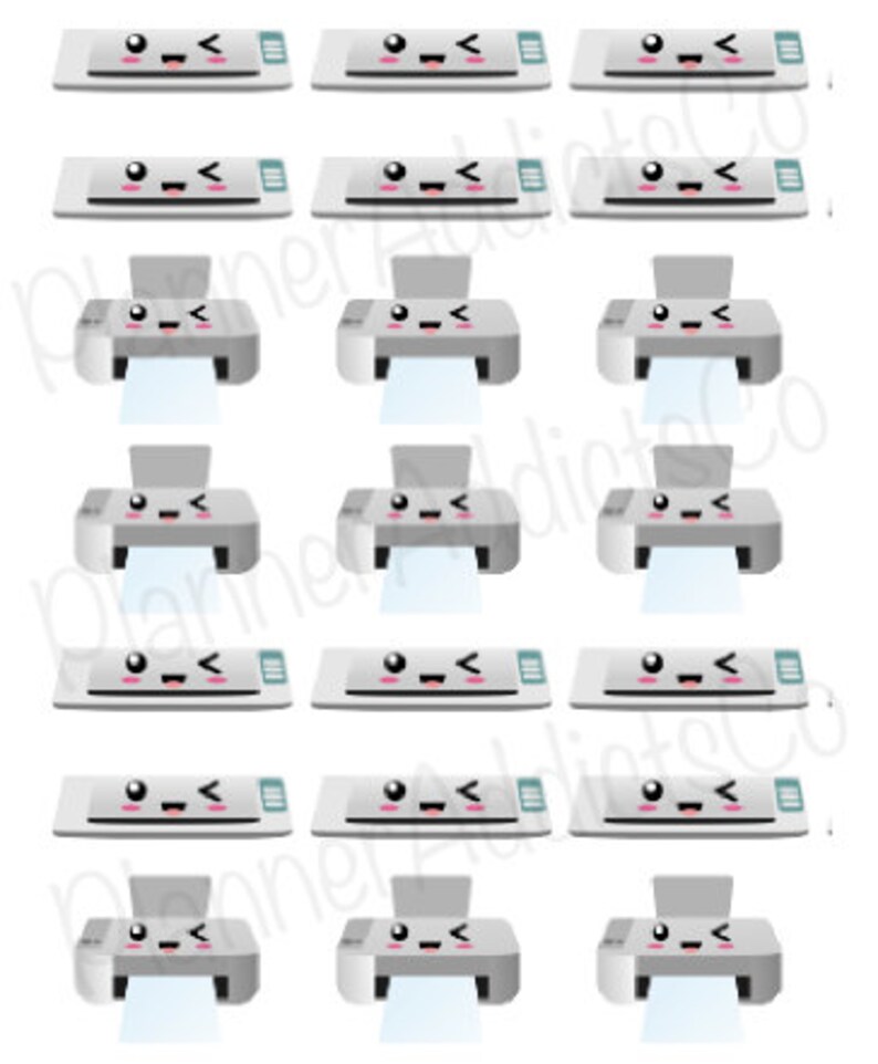 Kawaii Sticker Maker / Creator Silhouette Cameo Machine & Etsy