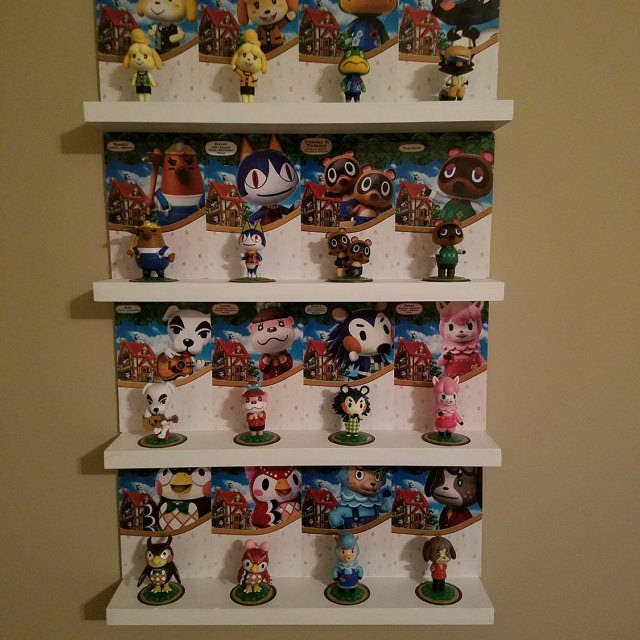 Animal Crossing Amiibo Wall Display/Stands FREE SHIPPING All Etsy