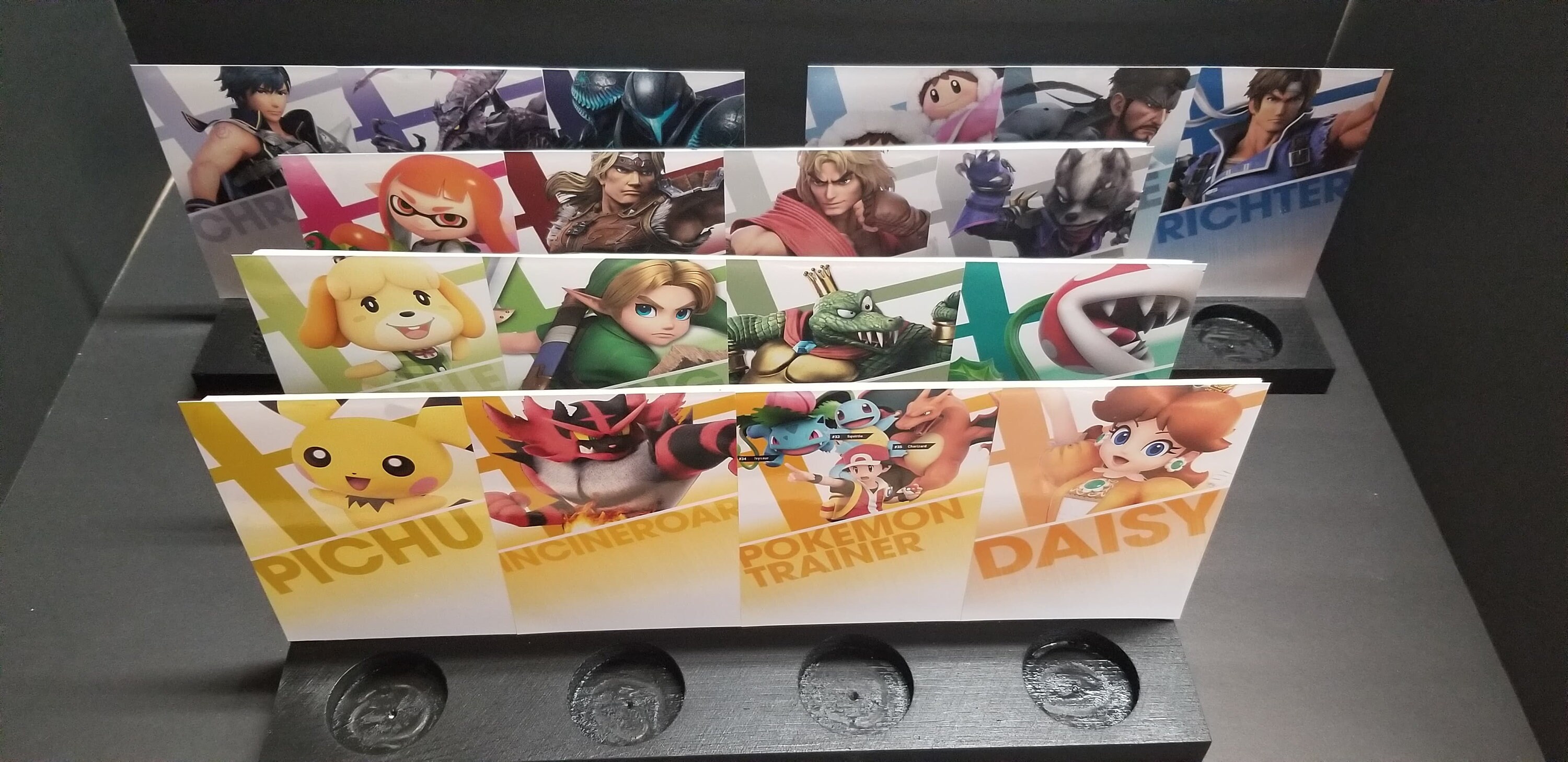 Full COMPLETE Amiibo Display Wall Shelves/Stands Over 190 Etsy