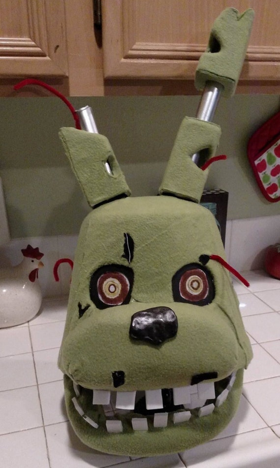 Springtrap Five Nights at Freddy's Costume Mask. Movable ...