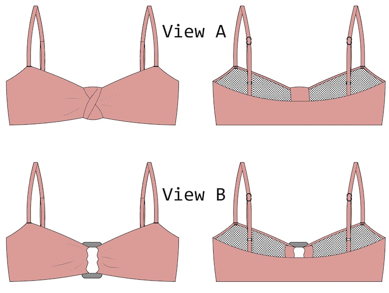 Bailee Bikini Top Sewing Pattern DIY Bikini Top DIY Etsy Australia