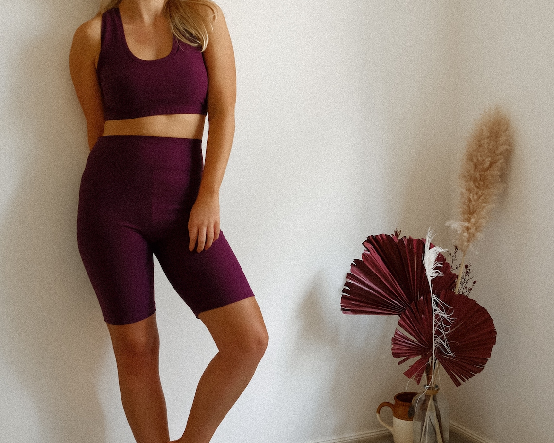 Women's Easy Crop Top & Gym Shorts Pdf Sewing Pattern Etsy