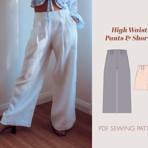 High Waist Pants \u0026 Shorts Sewing 