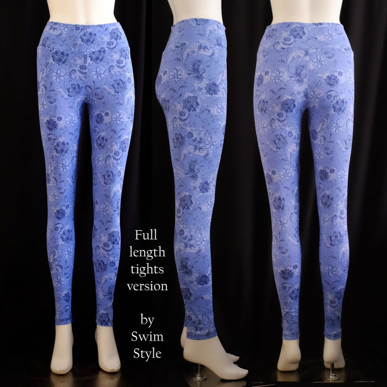 Leggings & 3/4 tights pdf sewing pattern womens multi size | Etsy
