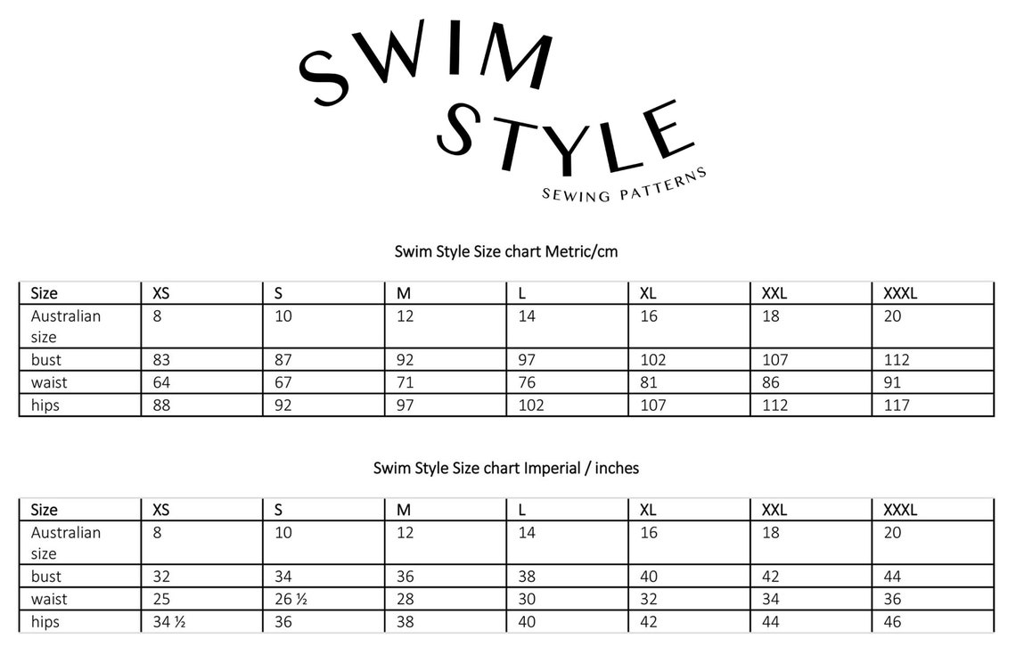 Bandeau Bikini Pdf Sewing Pattern Swimsuit Pattern Pdf Sewing