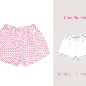 High Waist Pants Shorts Sewing Pattern Women Pdf High Etsy