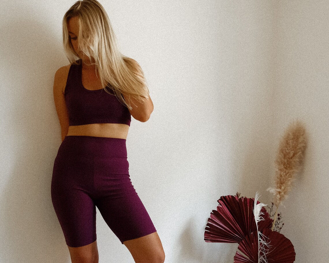 Women's Easy Crop Top & Gym Shorts Pdf Sewing Pattern Etsy