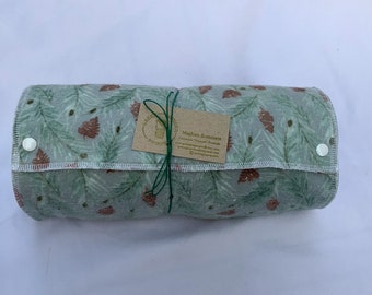 Snap Towels / Snapkins / Reusable Paper Towels / Unpaper Towels / Kitchen Towels / Paperless Towels, set of 12 Pinecone Print