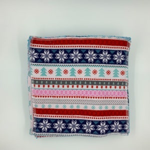 Kid's Lunchbox Napkins, Set of 10 Fair Isle Print image 4