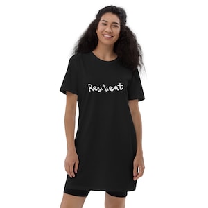 RESILIENT T-shirtjurk van biologisch katoen MINIMALISTISCH DESIGN