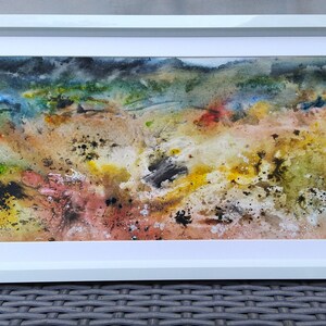 Aquarela original paisagem impressionismo imaginário Impulso 9 colinas aquarela artesanal
