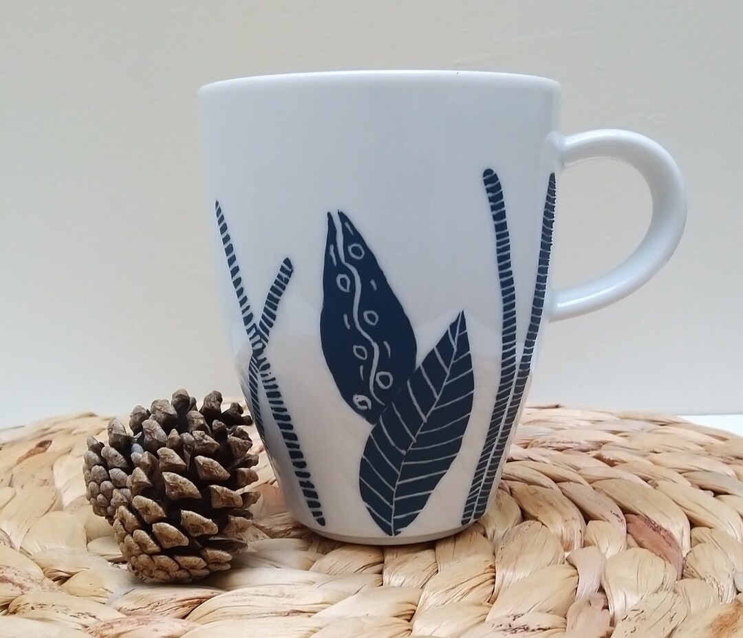 Tazzna N Porcellana Da Caffè, Dpnta A Mano, Con For Modellat E - Foto 7