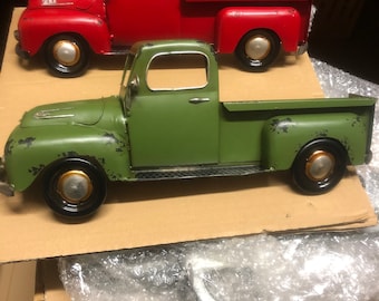 vintage metal trucks