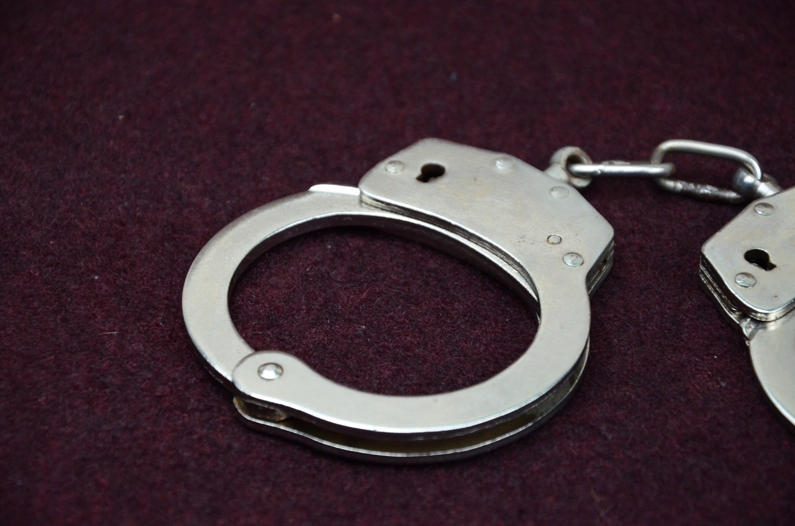 Old Police handcuffs Vintage handcuffs Steel handcuffs Etsy