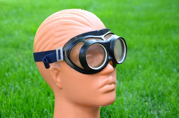 Vintage Welding Goggles, Old Protective Glasses, M