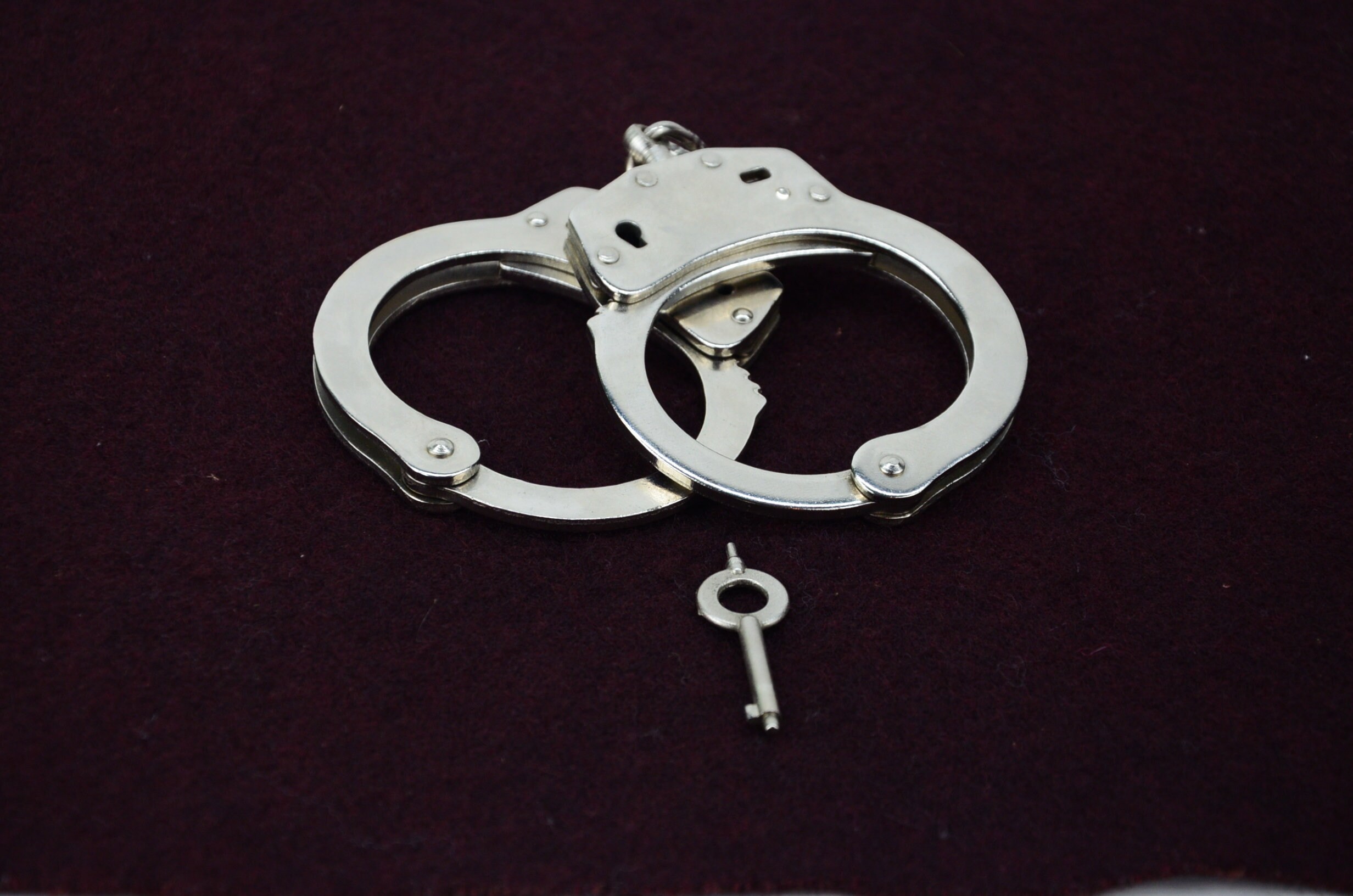 Old Police handcuffs Vintage handcuffs Steel handcuffs Etsy